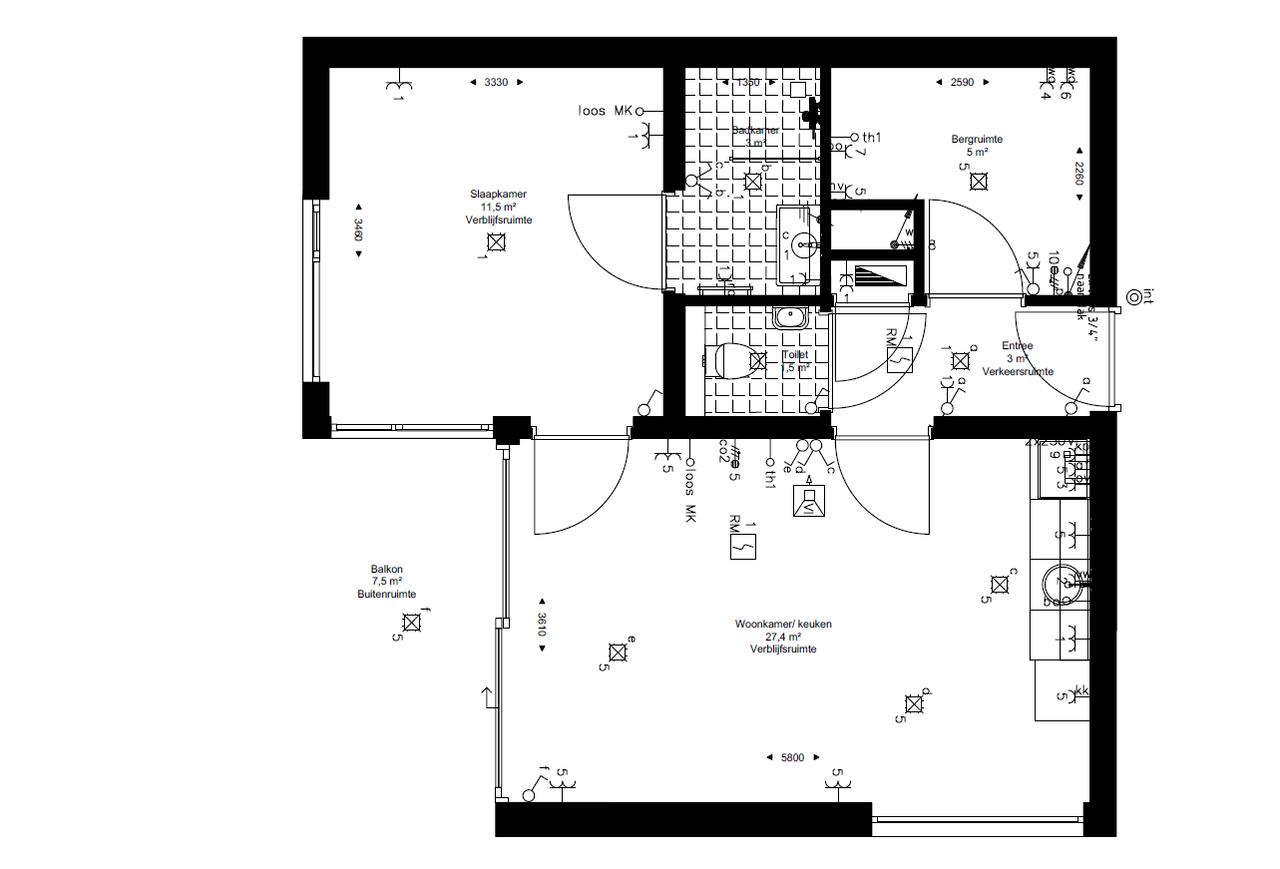 Begane grond appartement met terras - Afbeelding 9