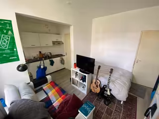 Studio met balkon in Oosterpoort