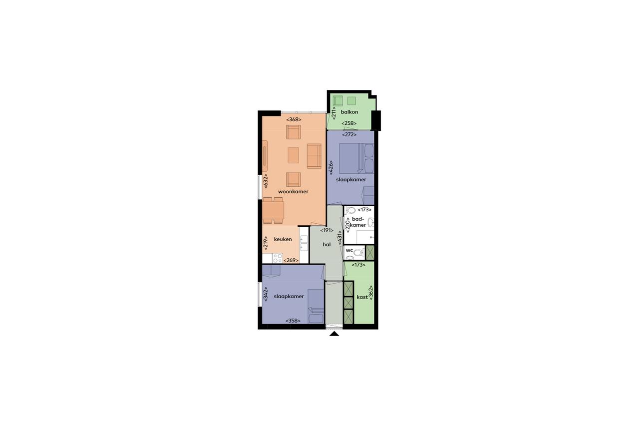 3-kamerappartement naast Middenhoven - Afbeelding 9
