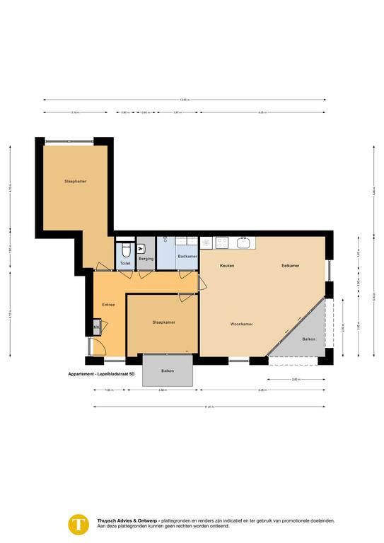 Nieuw 3-kamerappartement met lift - Afbeelding 20