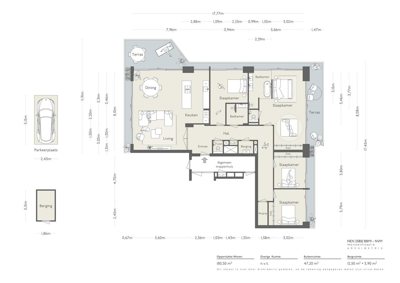 Loft met 4 slaapkamers aan het IJ - Afbeelding 2