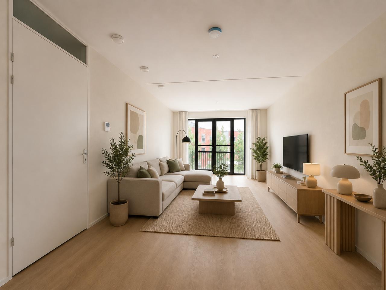 Nieuwbouwappartement met balkon en parkeerplek - Afbeelding 1
