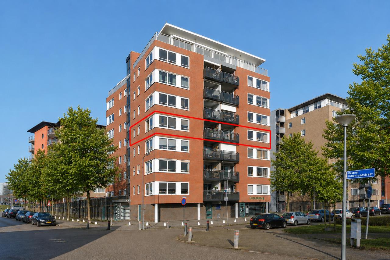 2-slaapkamer met balkon op westen - Afbeelding 1