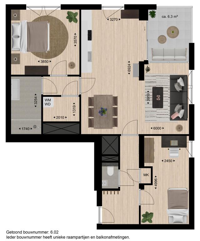 3-kamerappartement op 8e in Tilburg - Afbeelding 10