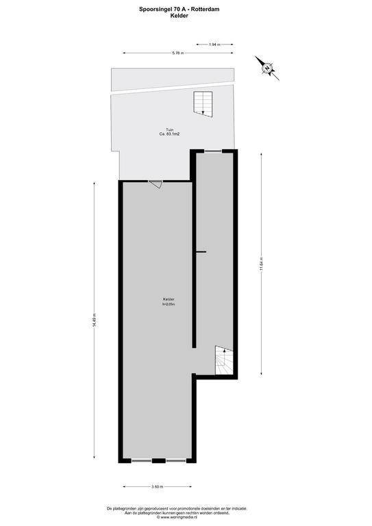 87 m² appartement aan de Spoorsingel - Afbeelding 6