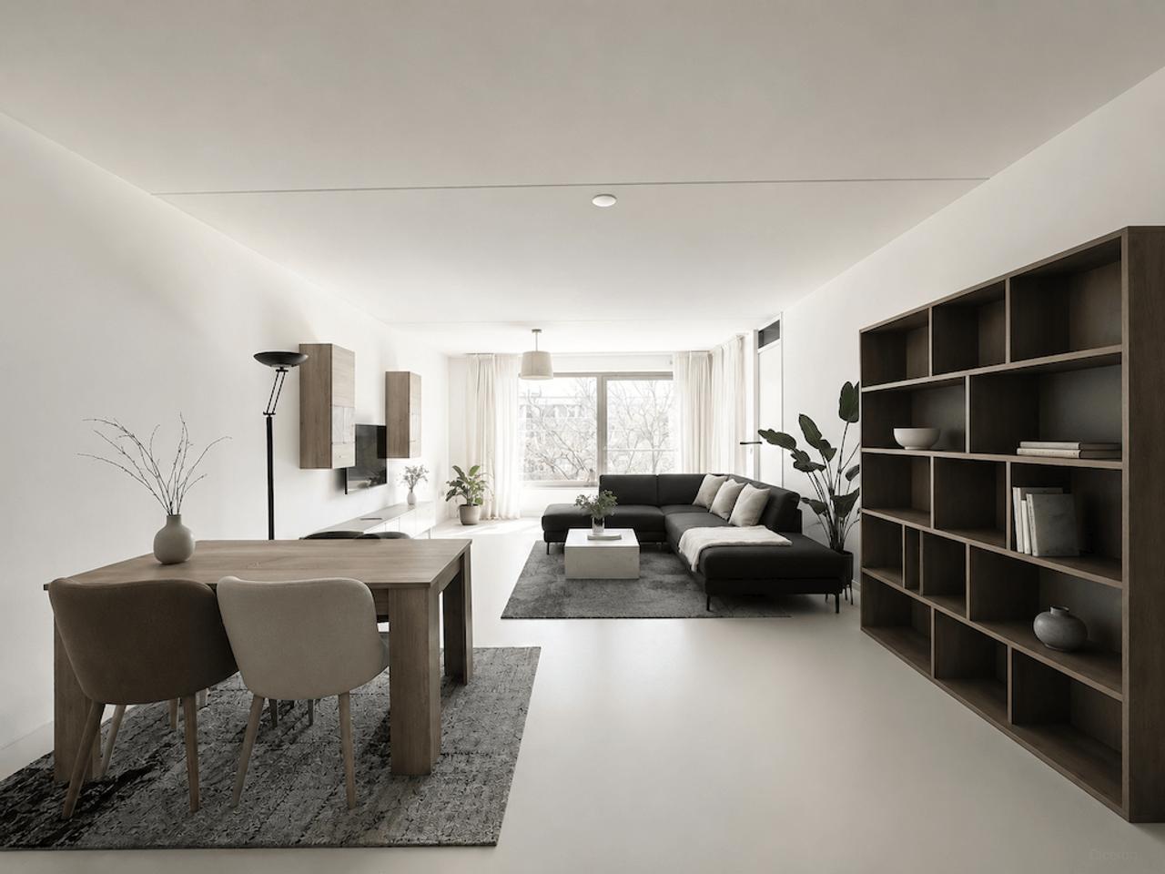 Gemeubileerd 3-kamerappartement met balkon - Afbeelding 1