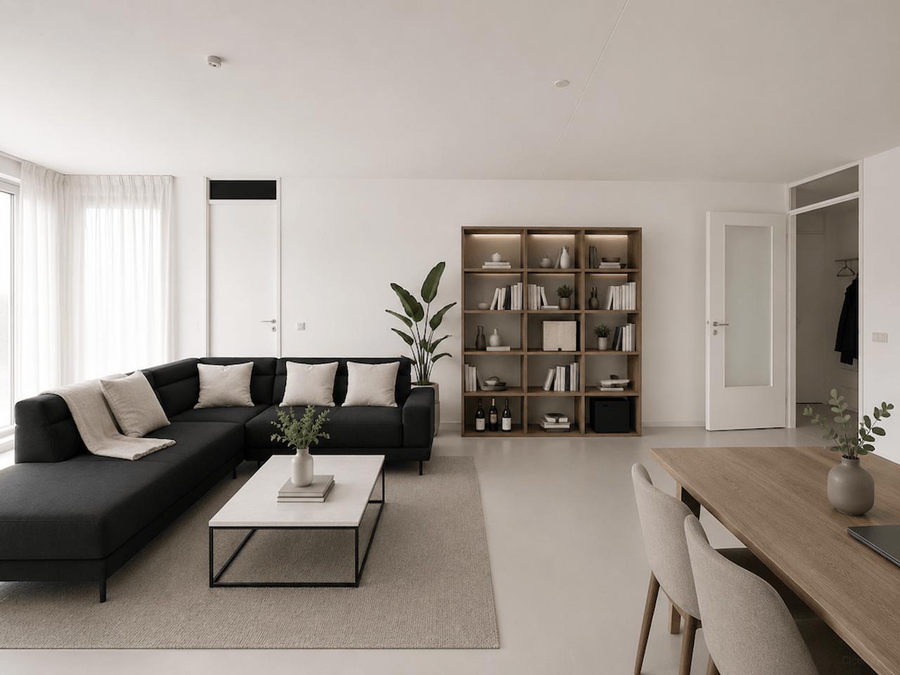 Gemeubileerd 3-kamerappartement met balkon - Afbeelding 3
