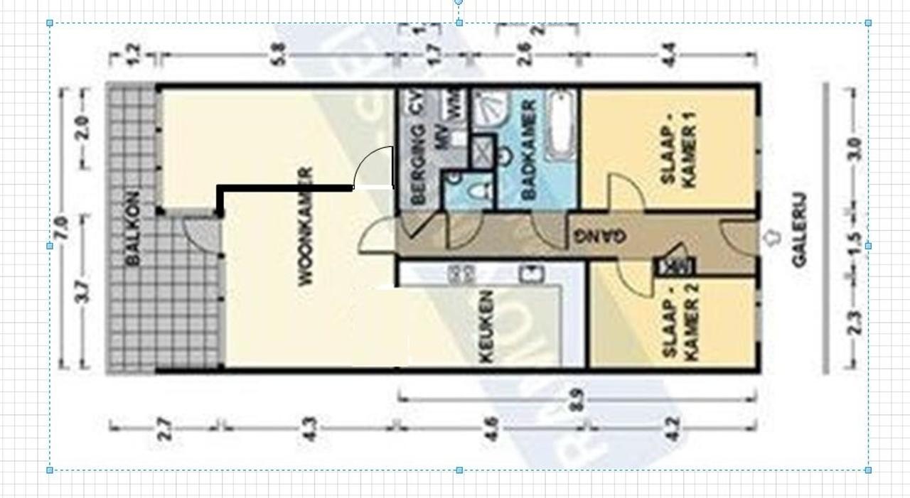 98 m2 appartement met groot terras in Osdorp - Afbeelding 14
