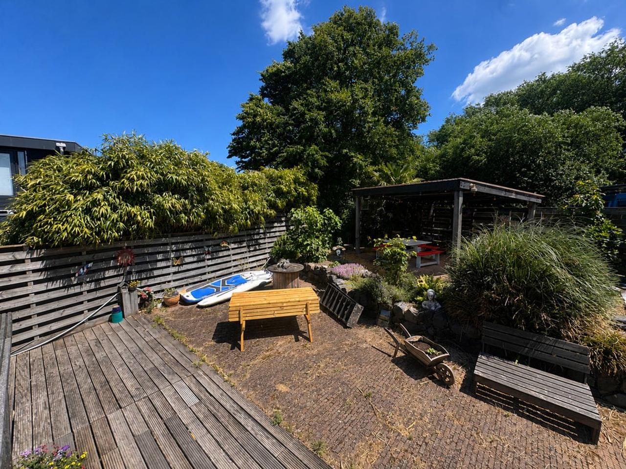 Woonboot met tuin en terras in Amsterdam Noord - Afbeelding 21