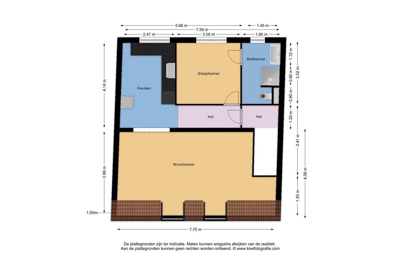 62 m² appartement in hart van Centrum - Afbeelding 18