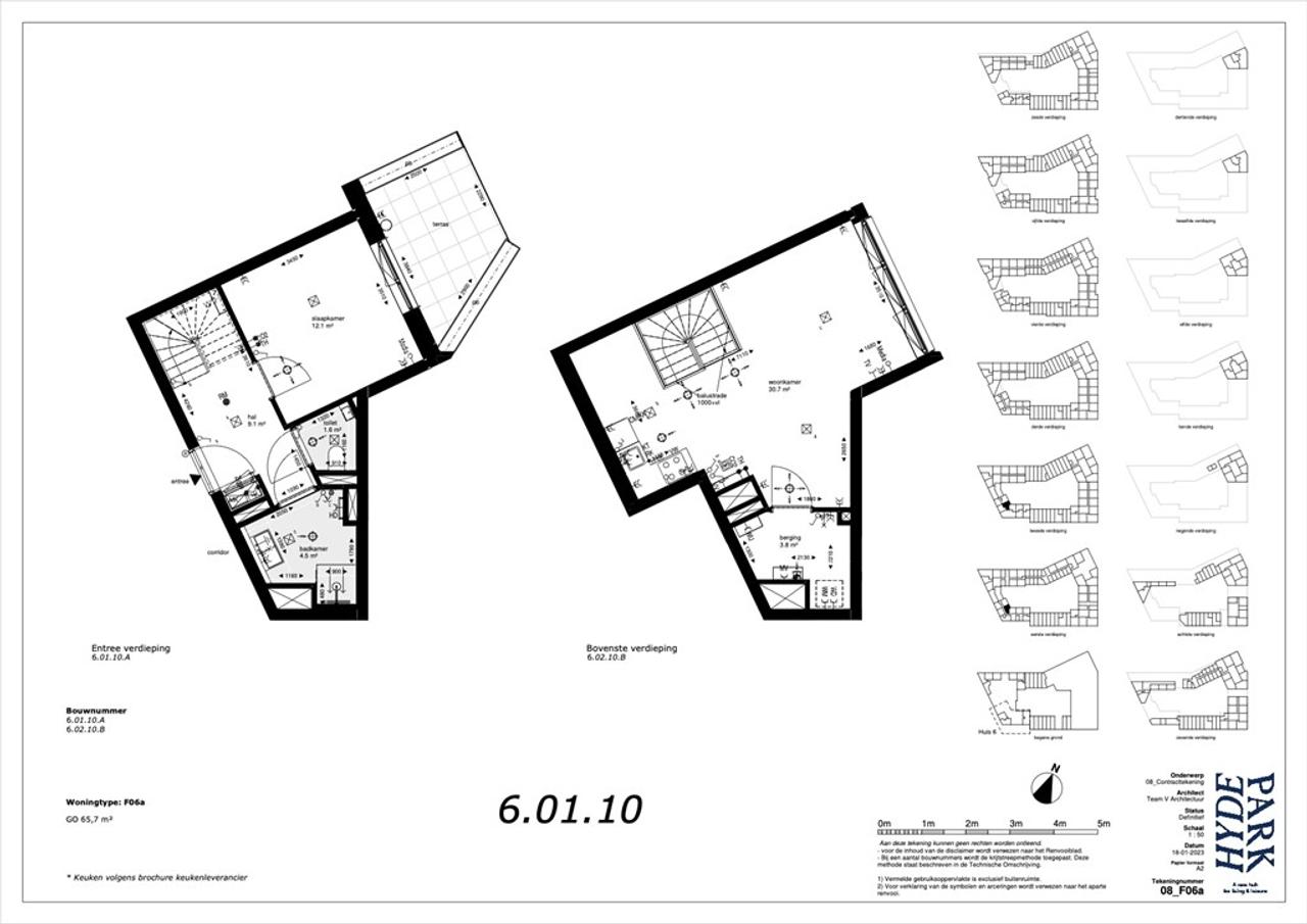 2-laags appartement met terras - Afbeelding 15