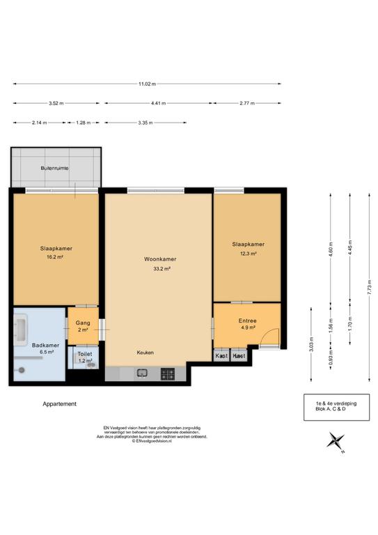 3-kamerappartement met balkon op IJburg - Afbeelding 7