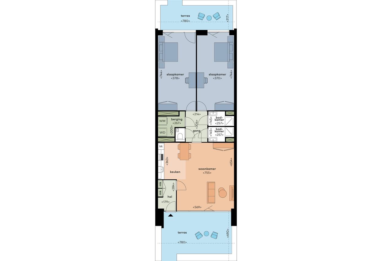 131 m² met 2 terrassen in Osdorp - Afbeelding 19