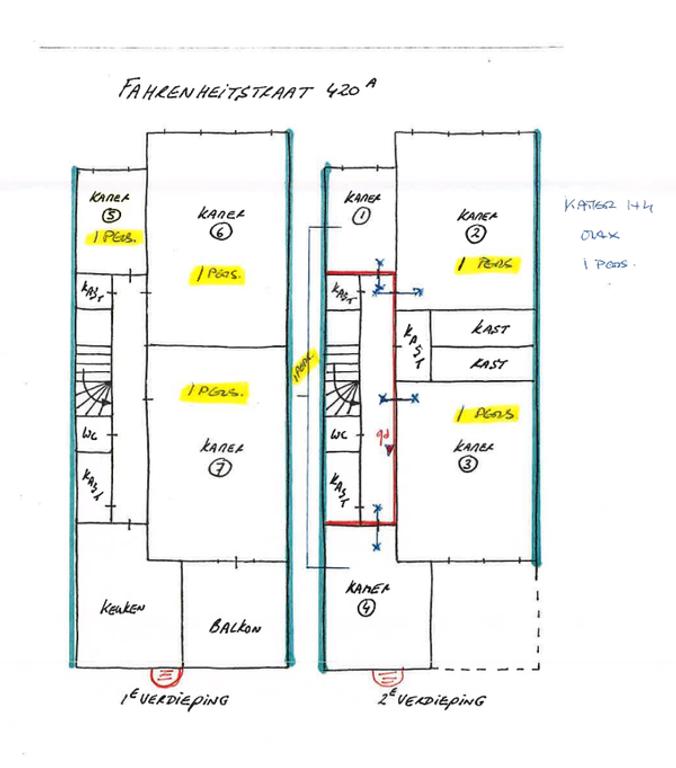 Kamer van 16 m² in gedeeld huis - Afbeelding 14