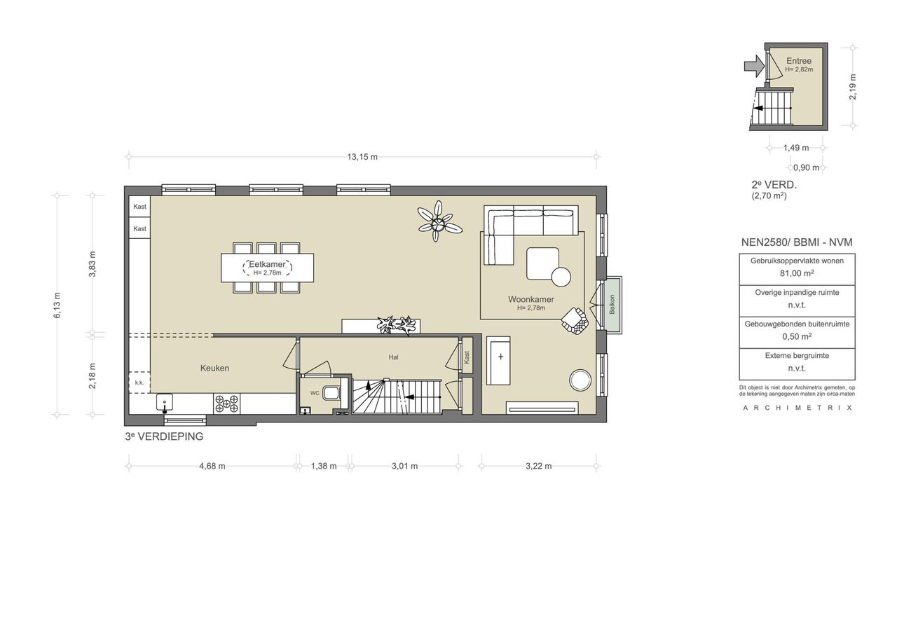 Double upper house with roof terrace in Helmersbuurt - Image 2