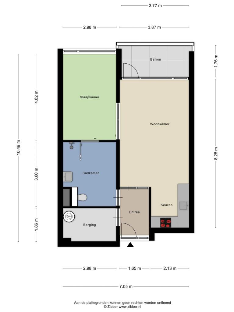 1-bedroom apartment 55+ with balcony in Heerlen - Image 23