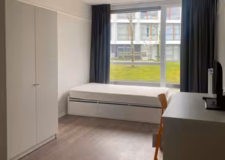 Gemeubileerde studentenkamer met keuken