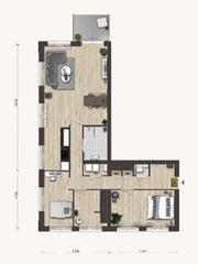 Bovenste hoekappartement met balkon en parking - Afbeelding 18