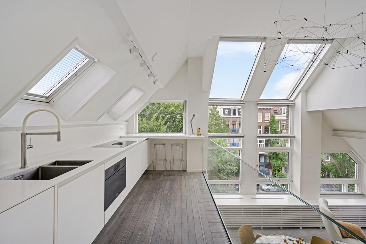 Licht 3-kamerappartement aan de Looiersgracht - Afbeelding 5