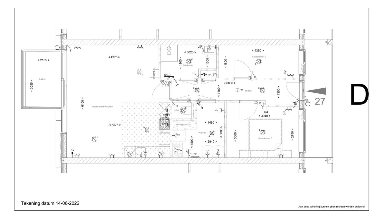 Nieuw 3-kamerappartement met balkon en parkeerplek - Afbeelding 15