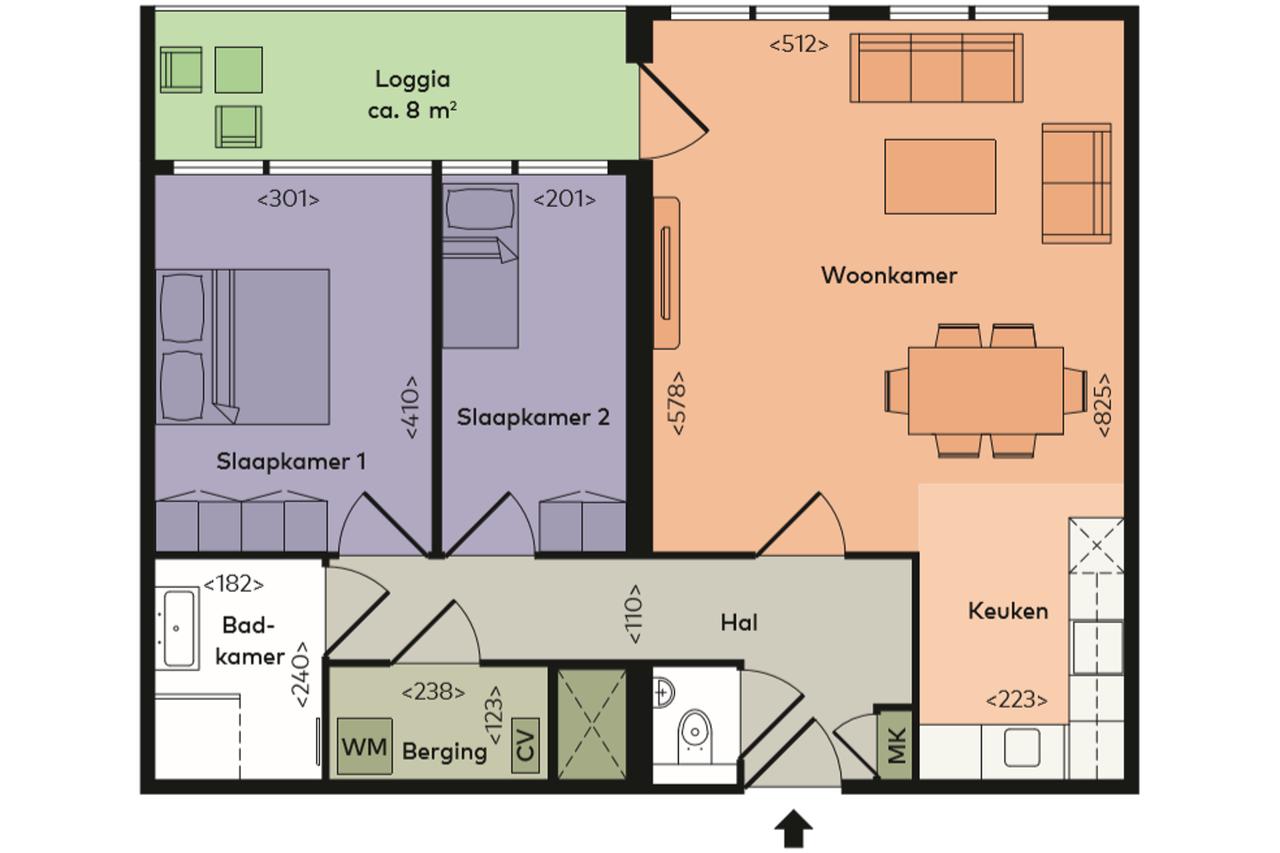 3-kamerappartement met balkon in Leiden - Afbeelding 2