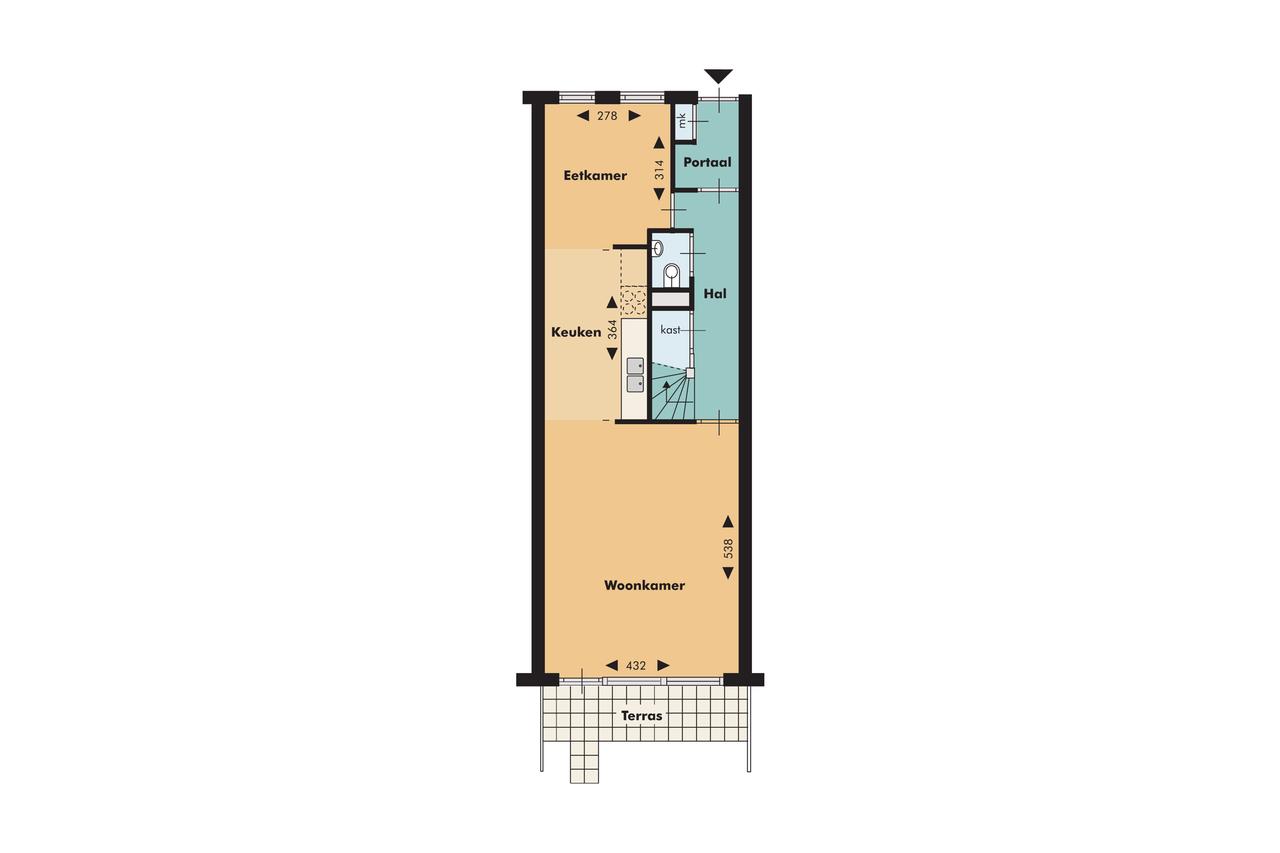 107 m² wonen met 2 slaapkamers in Voorhof - Afbeelding 4