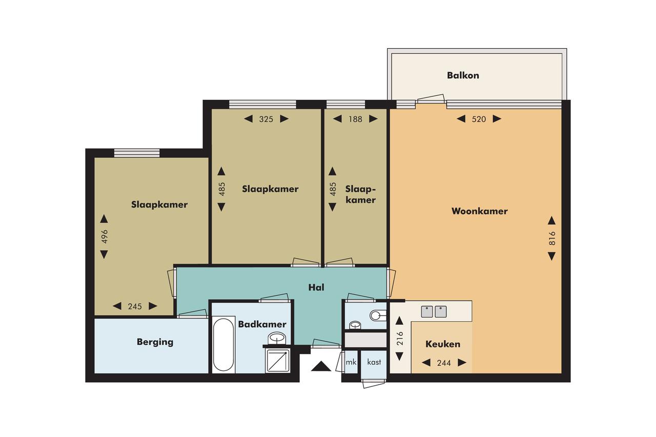 Appartement met 3 slaapkamers en garage - Afbeelding 5