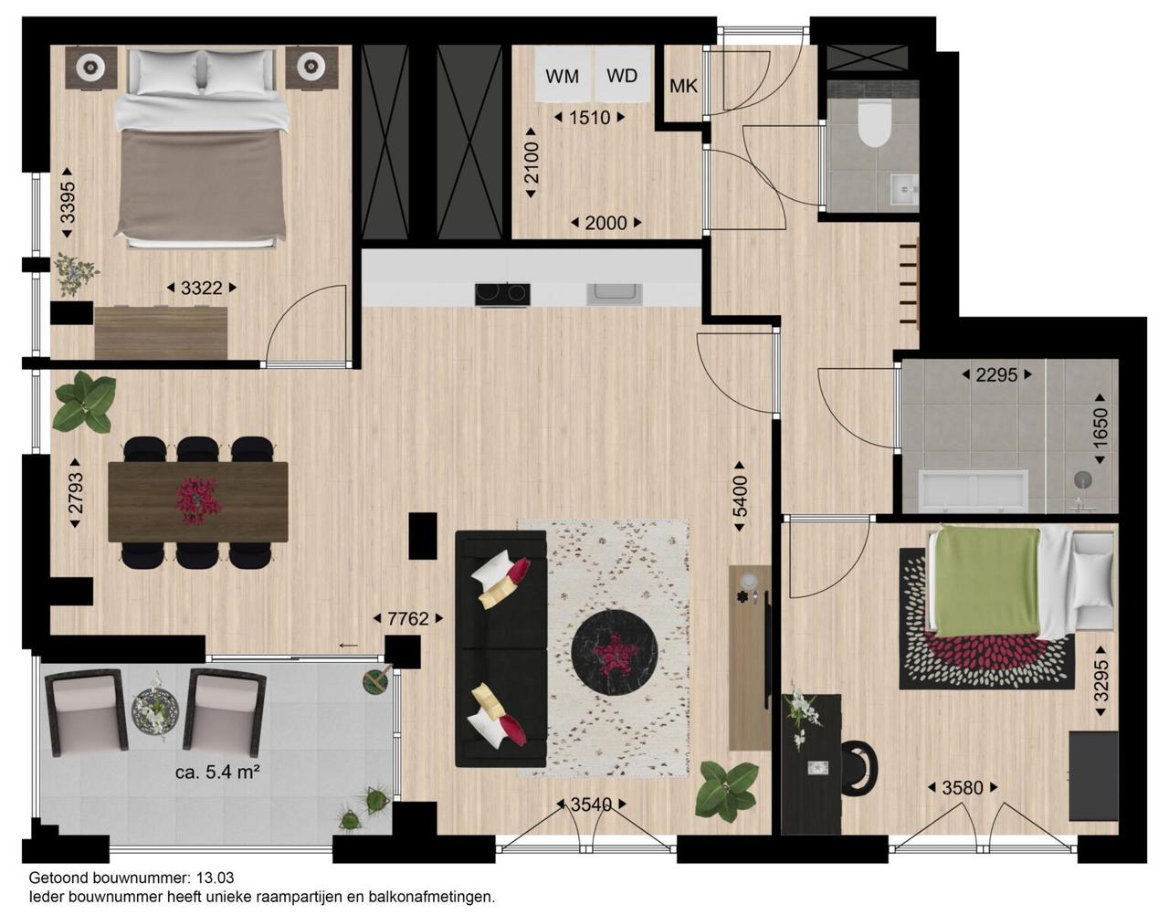 3-kamerappartement met balkon in Tilburg - Afbeelding 9