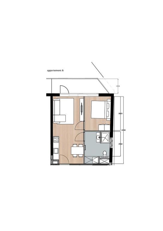 1-slaapkamer appartement met airco in Heerlen - Afbeelding 7