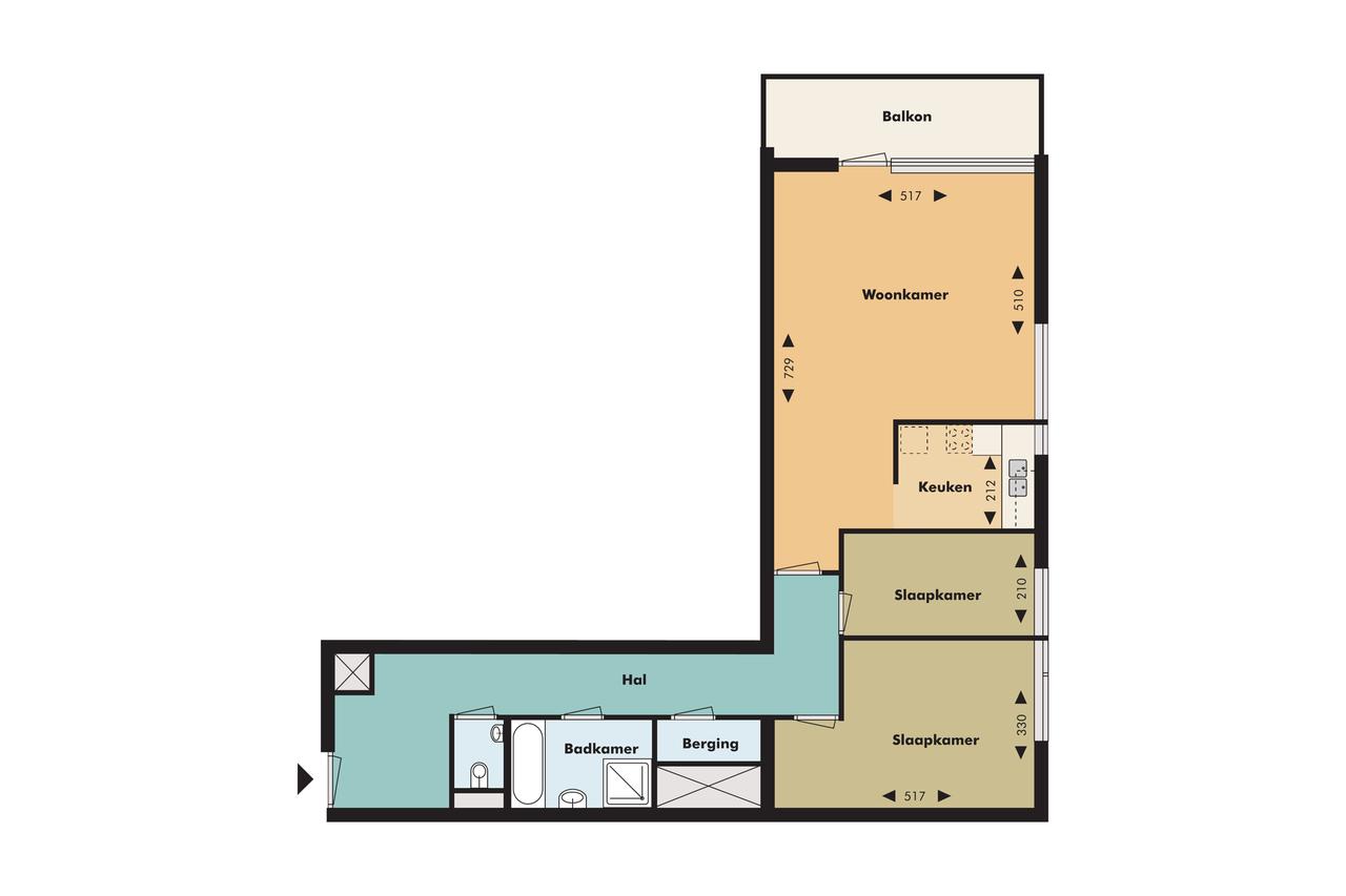 3-kamerappartement met balkon in Zuidplein - Afbeelding 5