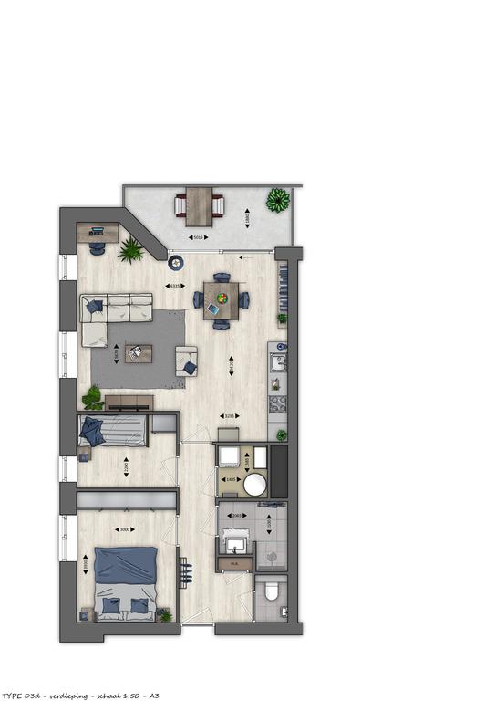 3-kamerappartement met balkon in Nuenen - Afbeelding 9