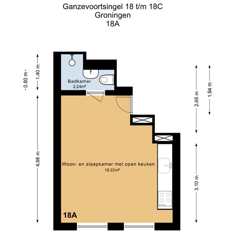 Studio with Dishwasher in the Heart of Groningen - Image 6