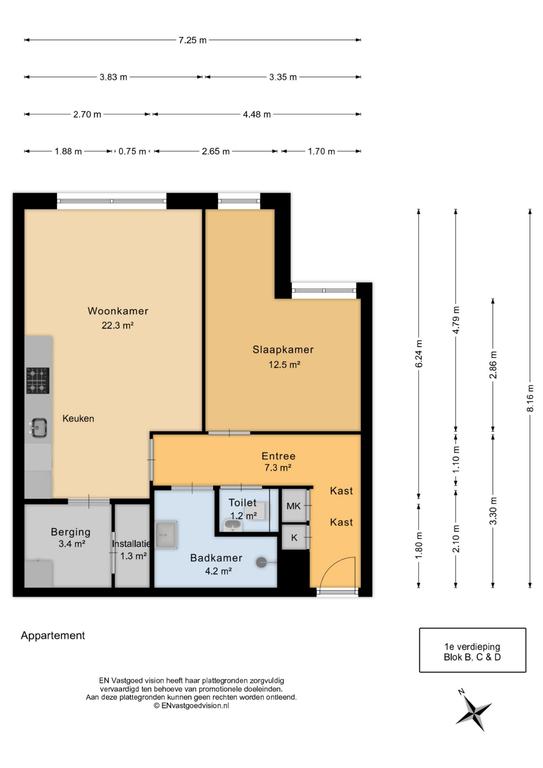 2-kamerappartement met balkon op IJburg - Afbeelding 6