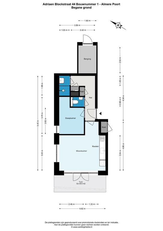Appartement met tuin in Almere Poort - Afbeelding 19