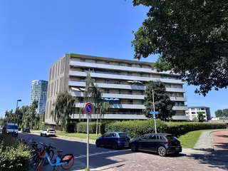 Balcony with a view of Groningen, 55+