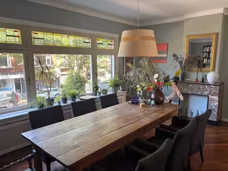 Double upper house with roof terrace in Benoordenhout
