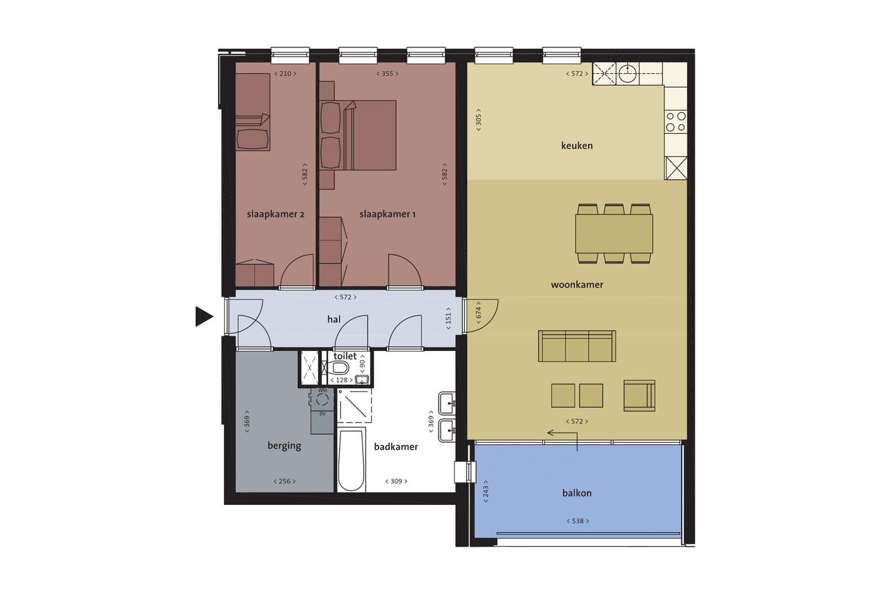 119 m² appartement met balkon op IJburg - Afbeelding 17