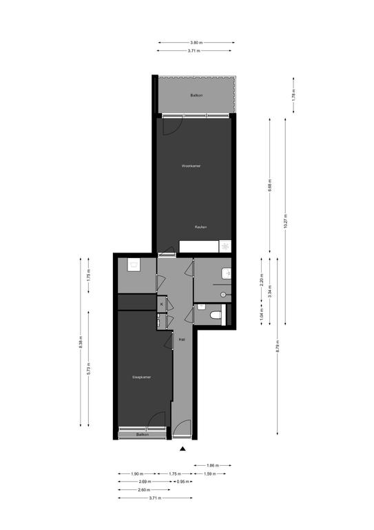 2-kamerappartement met lift in Buikslotermeer - Afbeelding 7