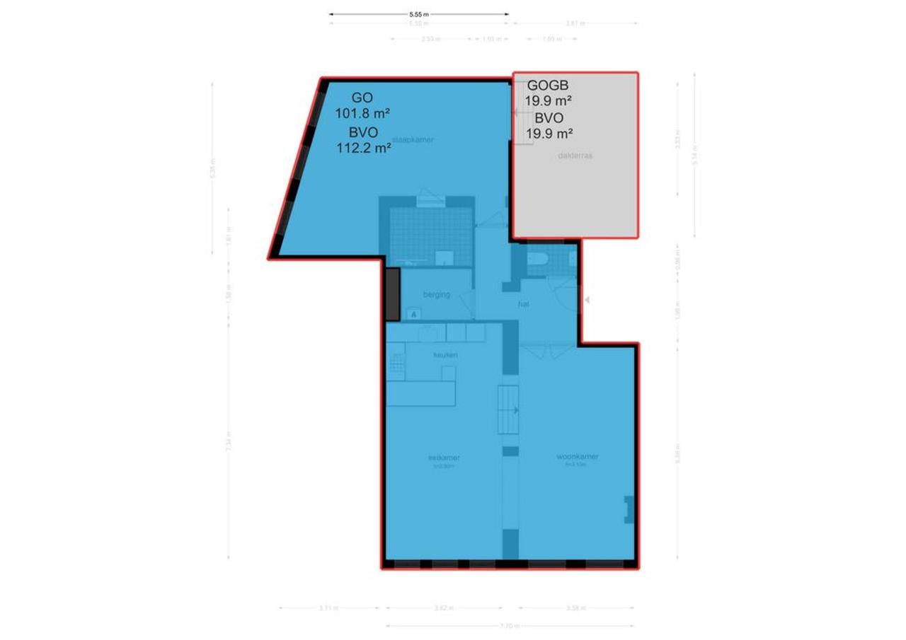 102 m² aan de Herengracht met terras - Afbeelding 28