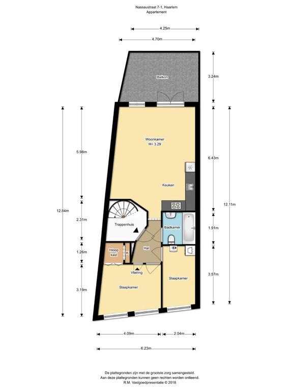 3-kamerappartement met terras in Haarlem - Afbeelding 16
