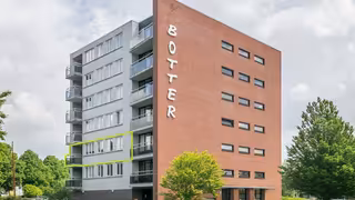 3-kamerappartement met balkon aan het Reitdiep