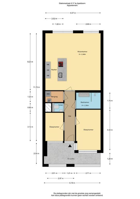 73 m2 apartment with balcony in City Center - Image 29