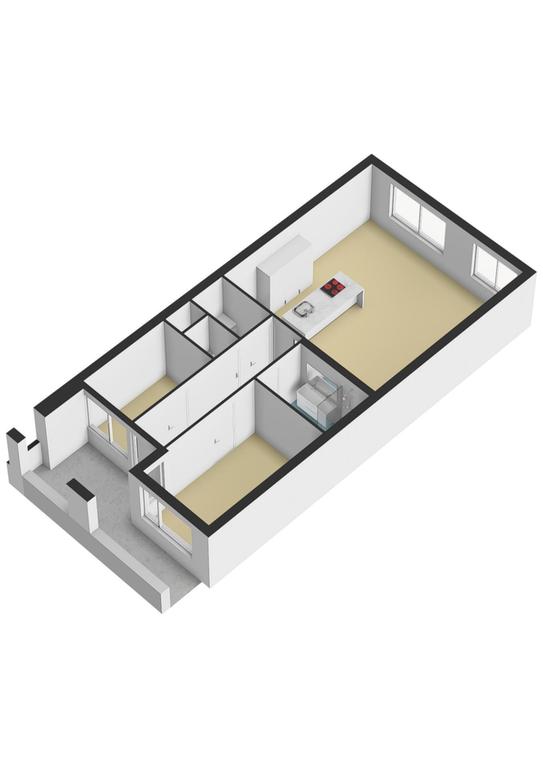 73 m2 apartment with balcony in City Center - Image 30