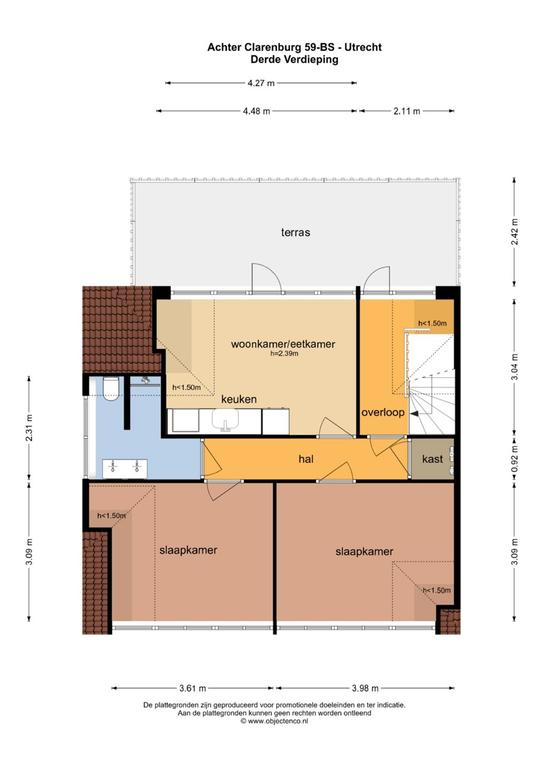 Gemeubileerd appartement met dakterras in Utrecht - Afbeelding 26
