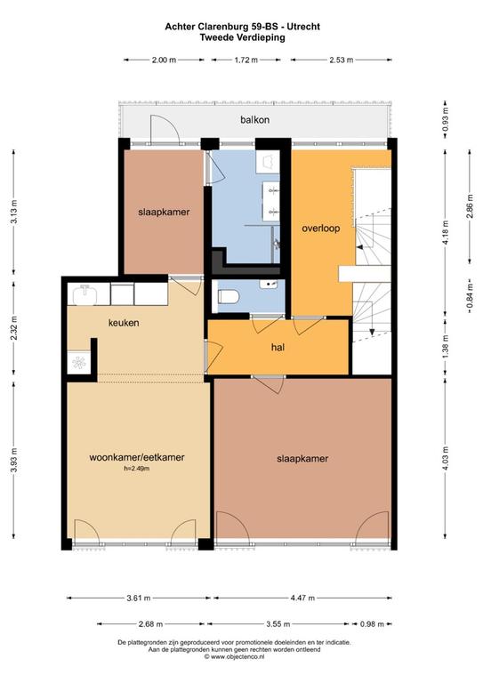 Tweekamer? Nee, 2-slaapkamerappartement in hartje Utrecht - Afbeelding 25