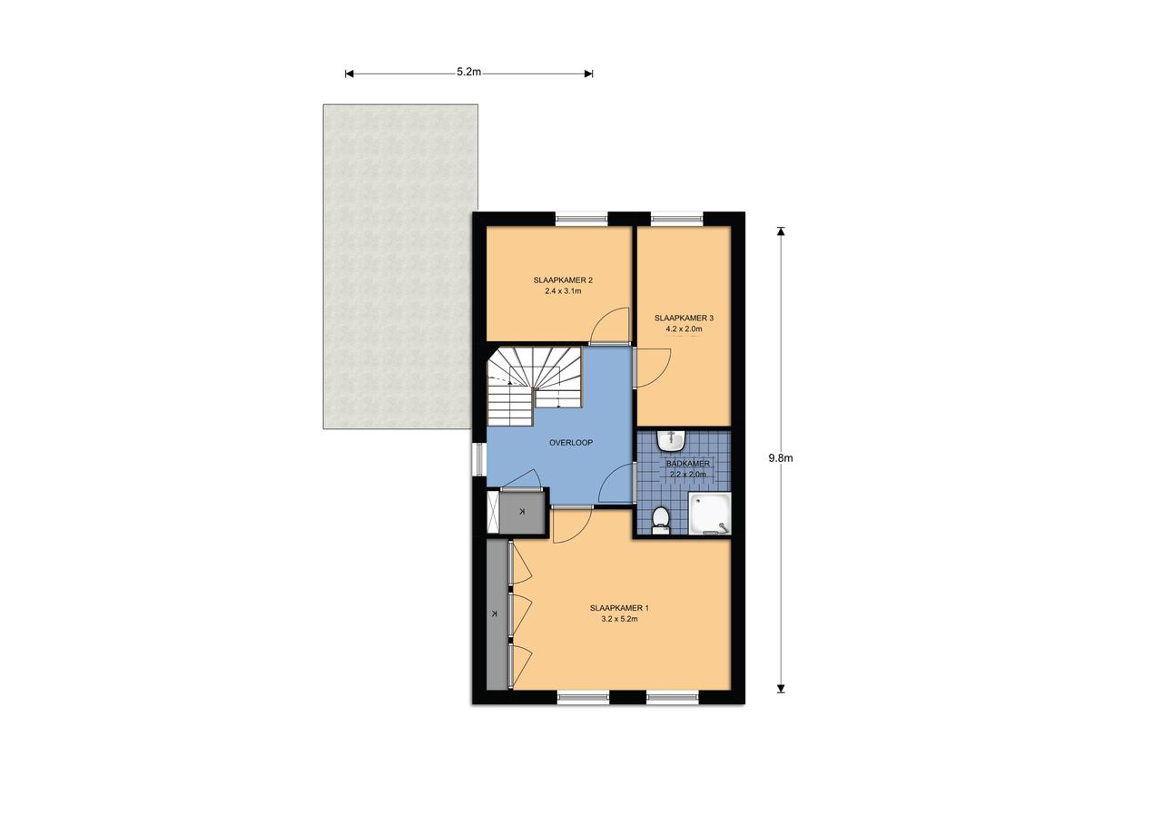Semi-Detached House with Garden and Garage in Moltbos - Image 10