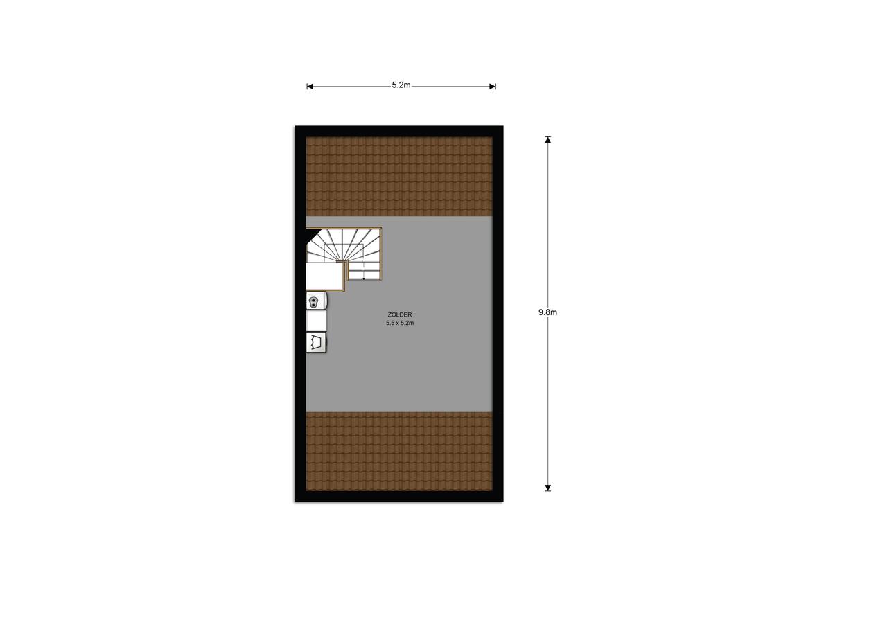 Semi-Detached House with Garden and Garage in Moltbos - Image 11