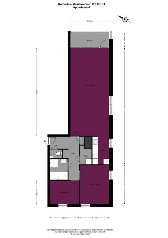 3-room apartment with elevator in Hoogvliet - Image 6