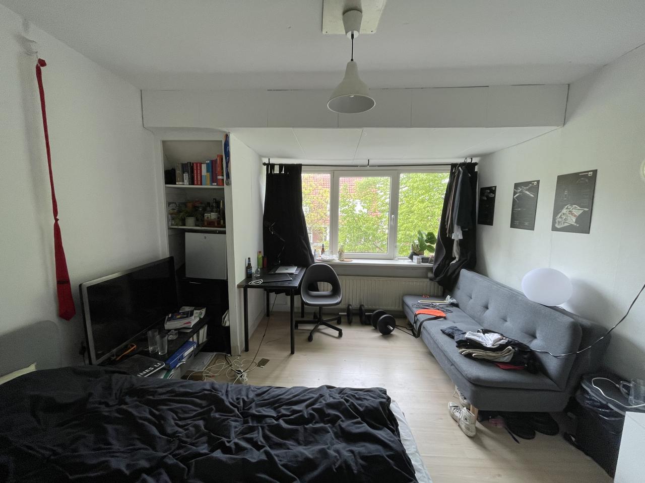 Studentenkamer bij station in Groningen - Afbeelding 1