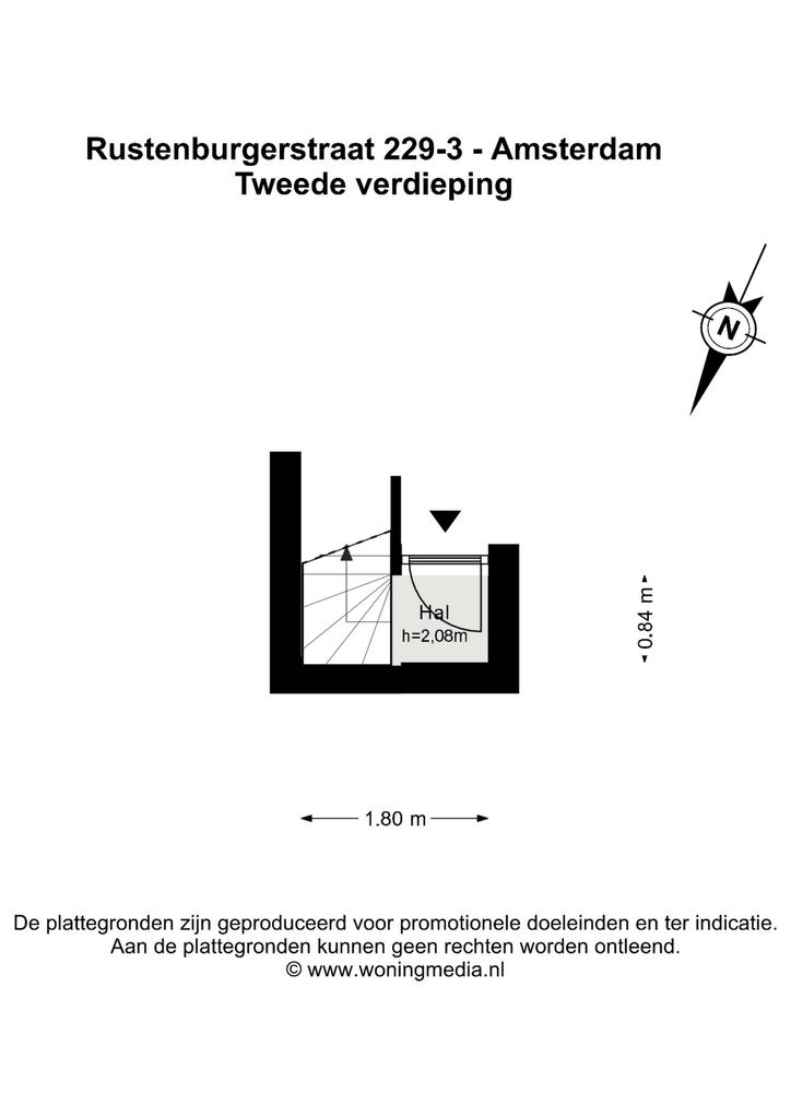 Dubbel bovenhuis met 2 badkamers in De Pijp - Afbeelding 29